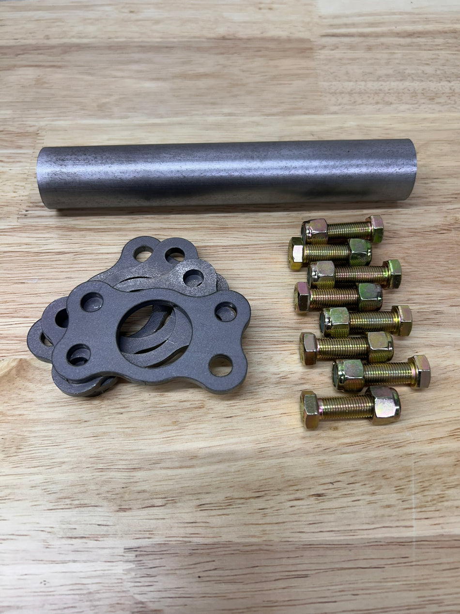Transmission Crossmember Kit Bolt In Flange Style- 1 1/4