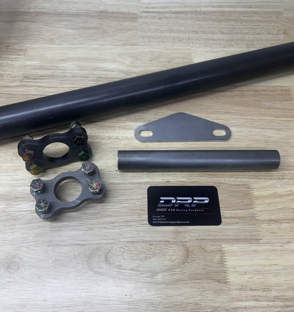 Transmission & Crossmember Mount Kit- Powerglide, TH400,  & More- Bolt In Flange Style