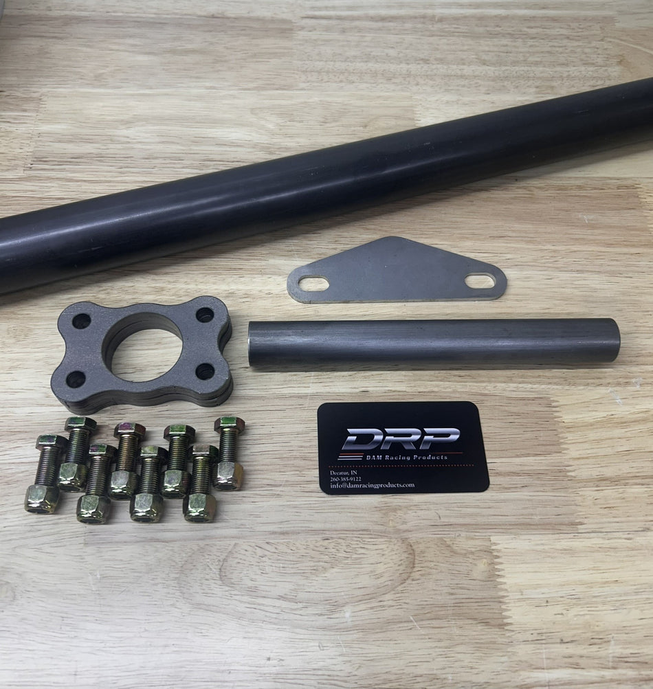 Transmission & Crossmember Mount Kit- Powerglide, TH400,  & More- Bolt In Flange Style