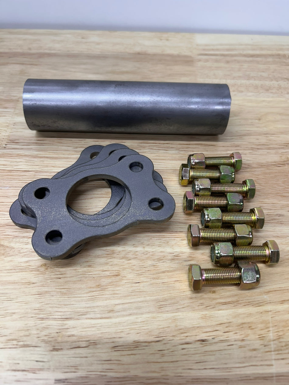 Transmission Crossmember Kit Bolt In Flange Style- 1 5/8